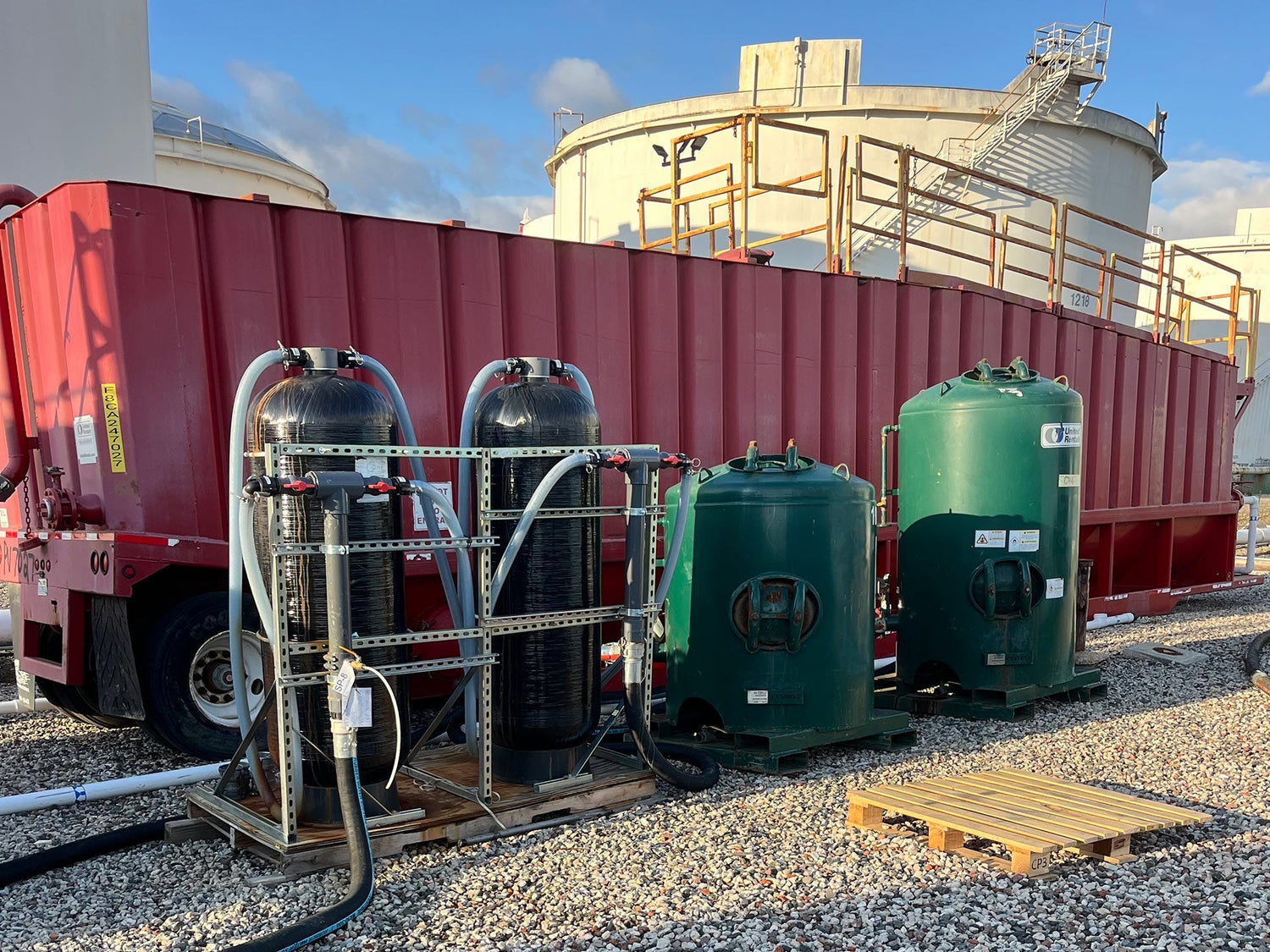 DEXSORB for PFAS Removal from Wastewater at Buckeye Port Reading Terminal (NJ)