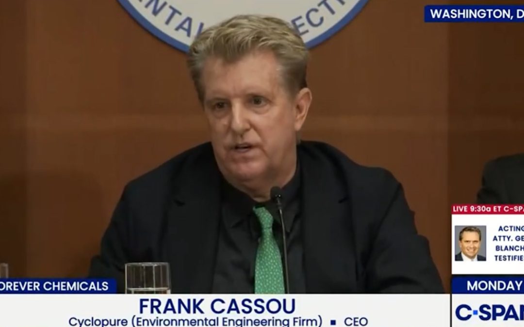 EPA Meeting 5.18.2026 – Cyclopure CEO Frank Cassou discusses DEXSORB for PFAS